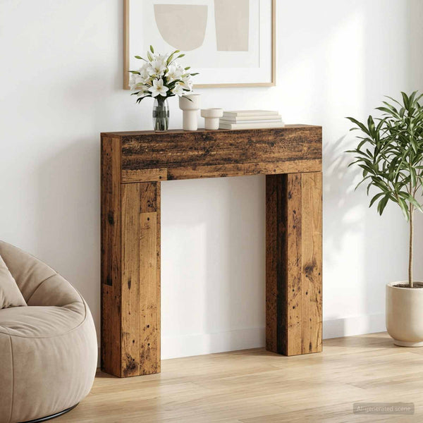 Haardomlijsting 102 X 18 X 100,5 Cm Bewerkt Hout