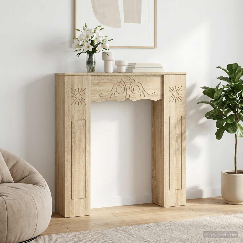 Haardomlijsting 102 X 20 X 102 Cm Bewerkt Hout