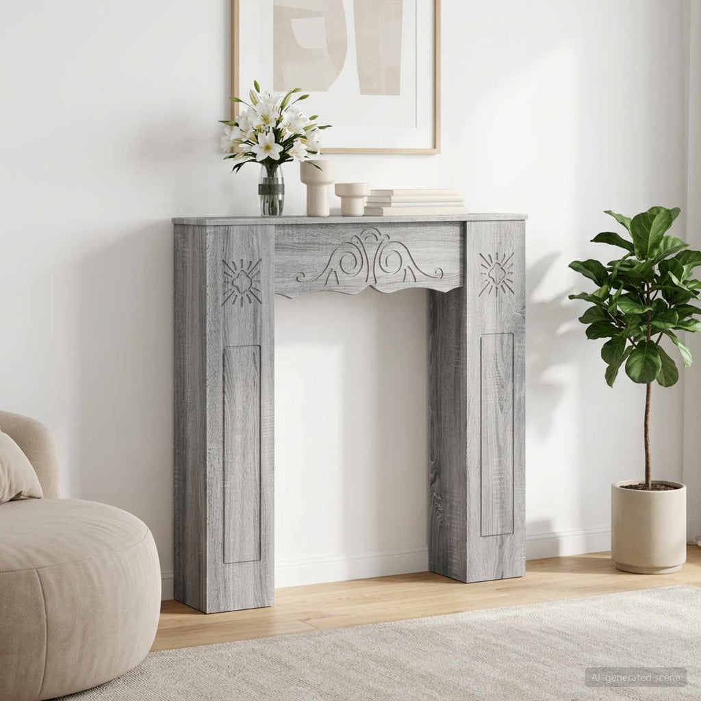 Haardomlijsting 102 X 20 X 102 Cm Bewerkt Hout