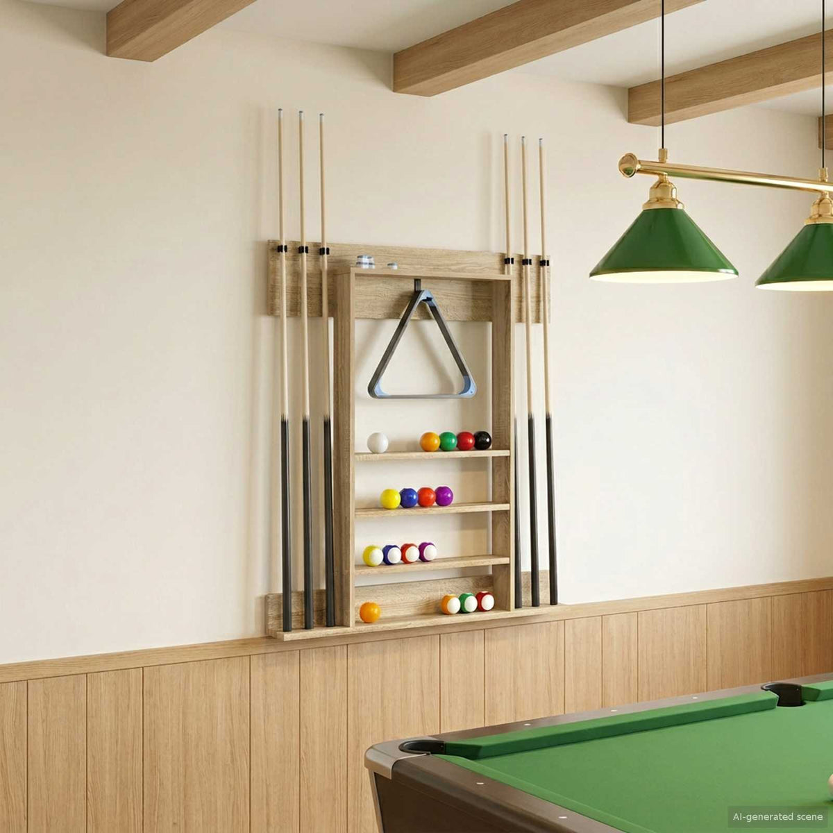 Biljartkeu Standaard Bewerkt Hout 93 X 12 X 103 Cm
