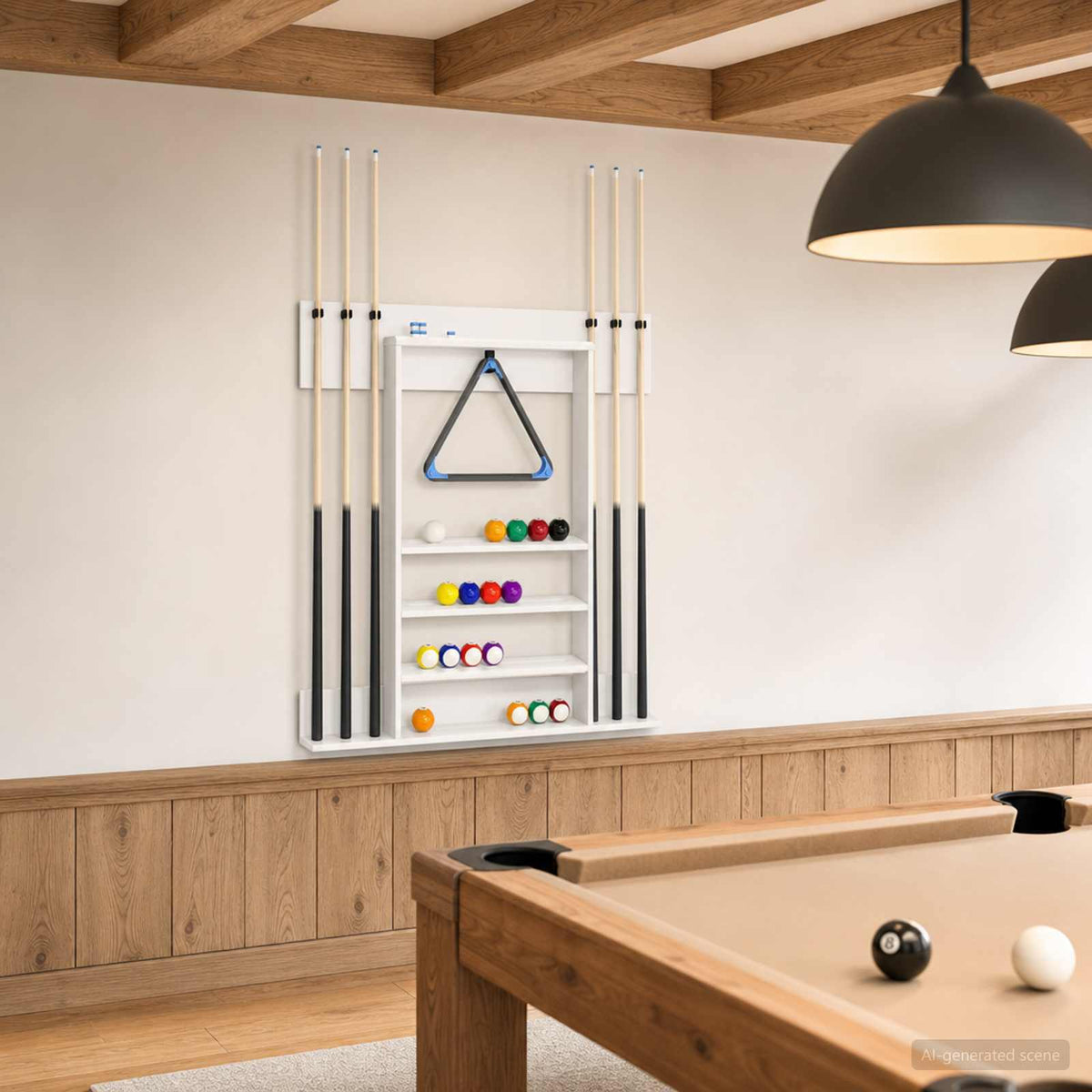 Biljartkeu Standaard Bewerkt Hout 93 X 12 X 103 Cm