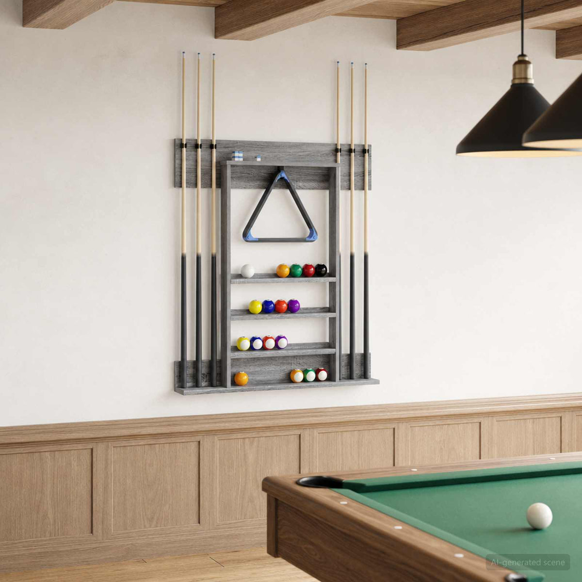 Biljartkeu Standaard Bewerkt Hout 93 X 12 X 103 Cm