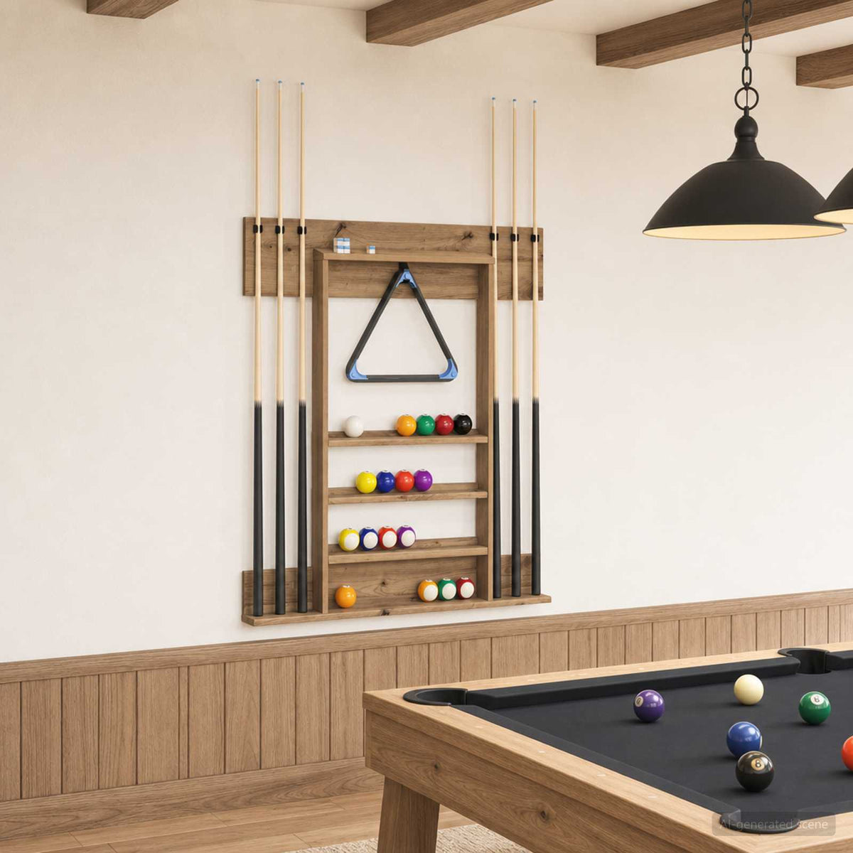 Biljartkeu Standaard Bewerkt Hout 93 X 12 X 103 Cm