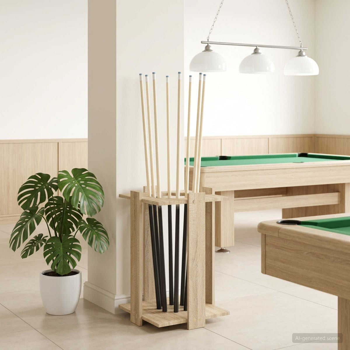 Biljartkeu Standaard Bewerkt Hout 42 X 43 X 60 Cm