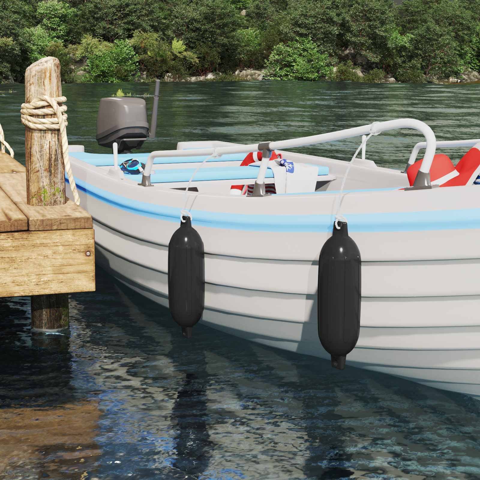 Boot Fenders 2 St Pvc