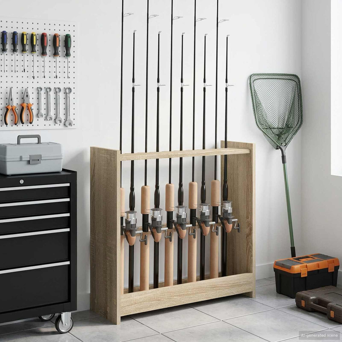 Biljartkeu Standaard Bewerkt Hout 60 X 20 X 57 Cm