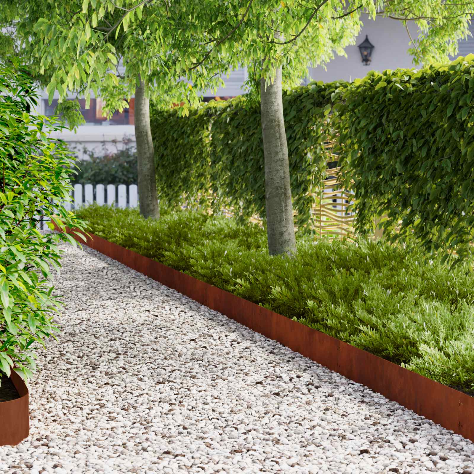 Tuinrand 20 Pcs 103 X Metaal Roestig