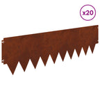Tuinrand 20 Pcs 103 X Metaal Roestig