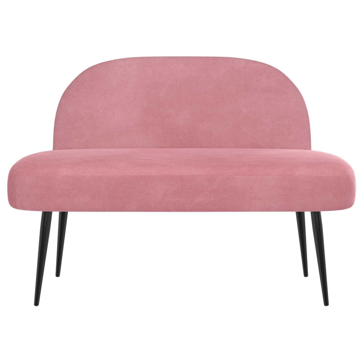 Beklede Bank Met Rugleuning 110 X 60 X 76 Cm Fluweel