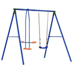 Buiten Schommelframe Met Glijbaan Voor Tot 3 Kinderen