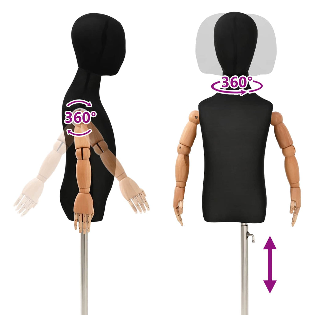 Verstelbare 120-150 Cm Mannequin Met Basis Uniseks Pp