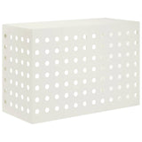 Airco ombouw wit 90 x 40 x 60 cm – rond cirkelpatroon