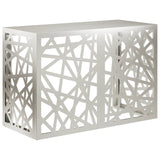 Airco ombouw roestvrij staal 90 x 40 x 60 cm – geometrisch gaaspatroon