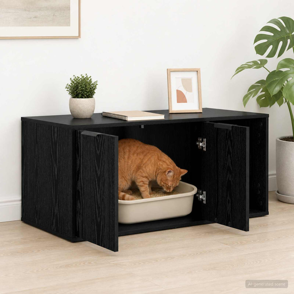 Kattenkrat Meubel Bewerkt Hout