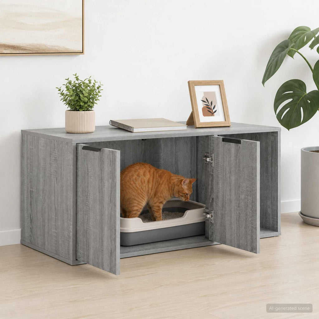 Kattenkrat Meubel Bewerkt Hout