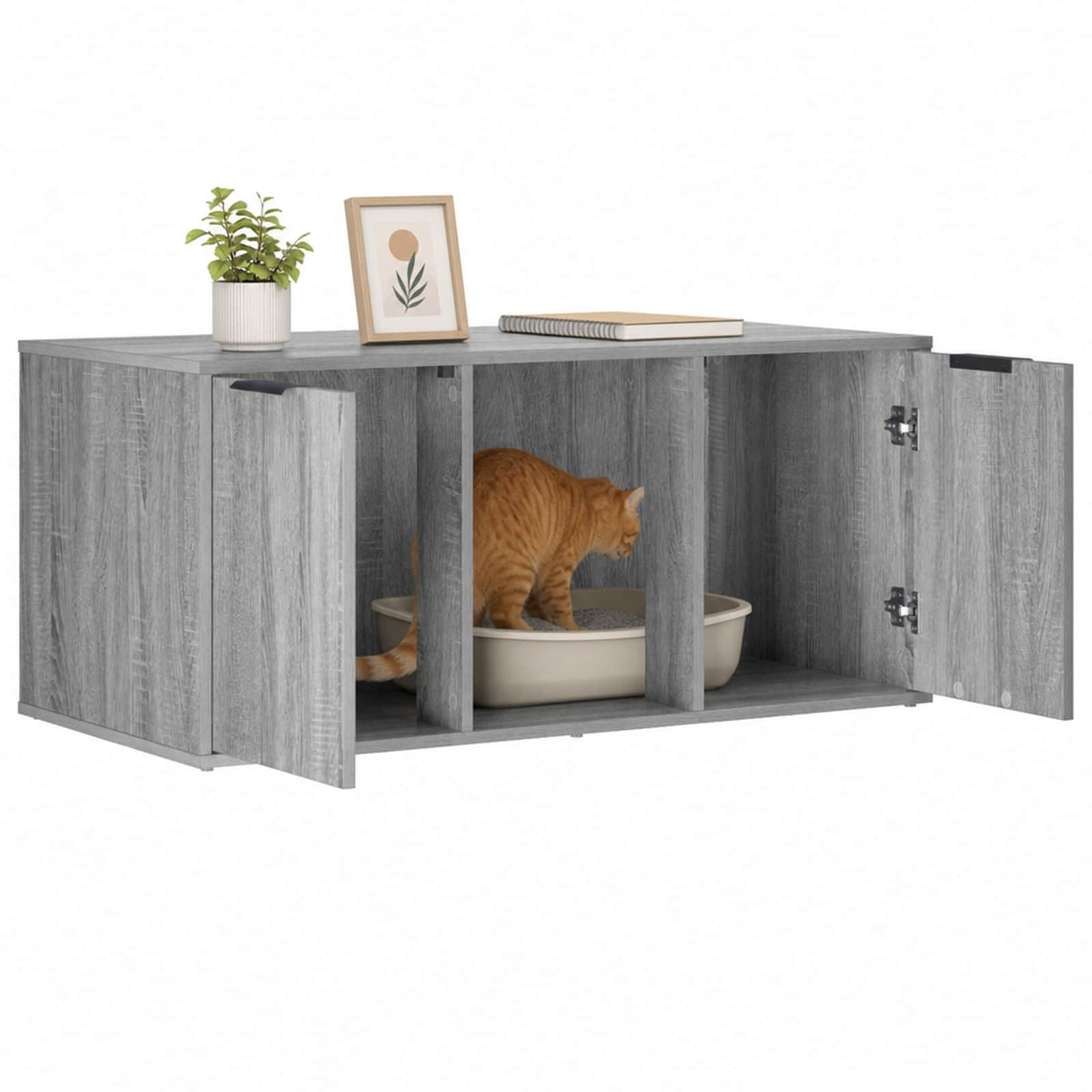 Kattenkrat Meubel Bewerkt Hout