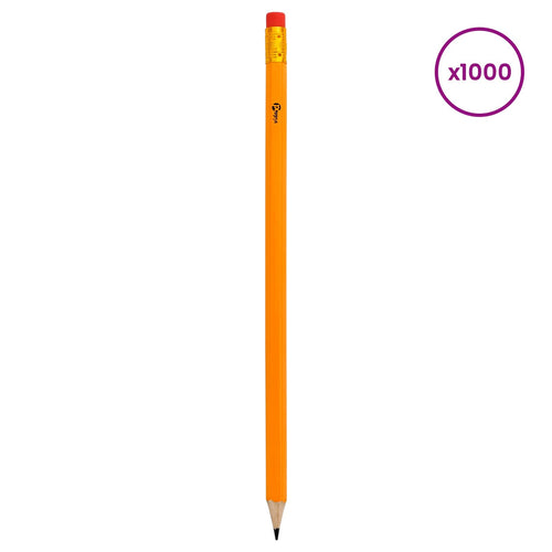 Hb Potloden 1000 St Ø 0,7 X 18,5 Cm Geel