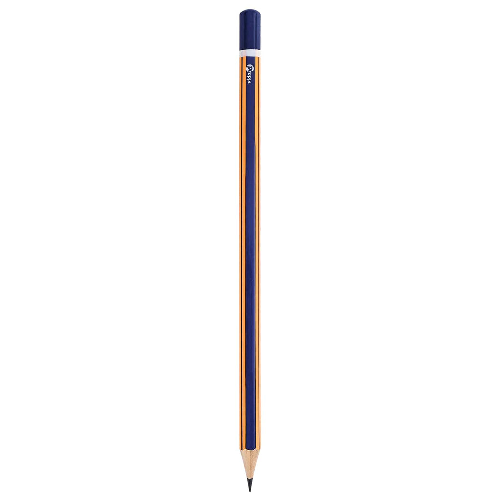 Hb Potloden Ø 0,7 X 18 Cm Blauw En Geel Massief Populieren Hout