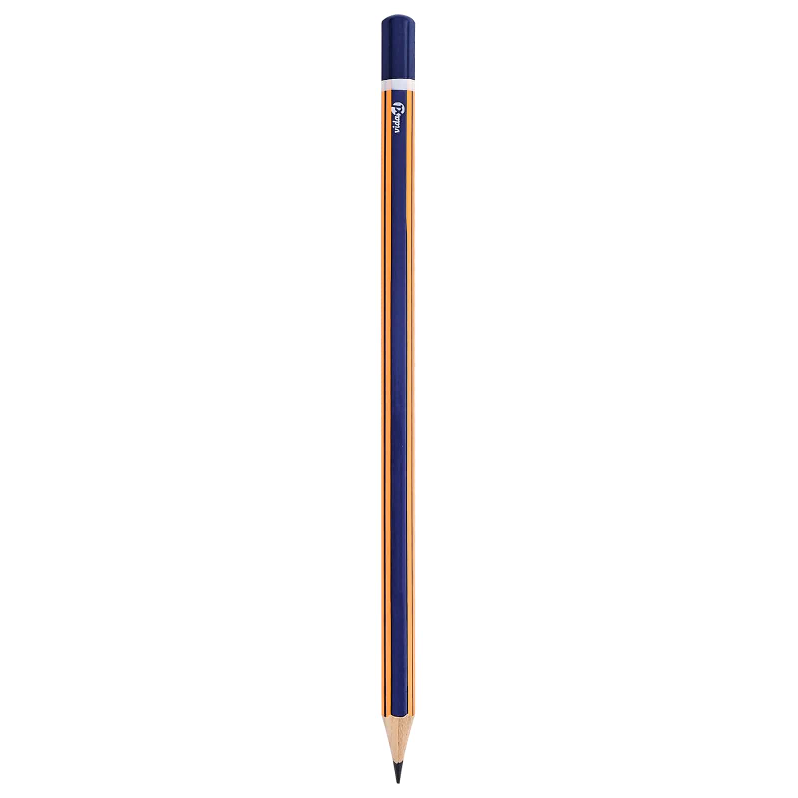 Hb Potloden Ø 0,7 X 18 Cm Blauw En Geel Massief Populieren Hout