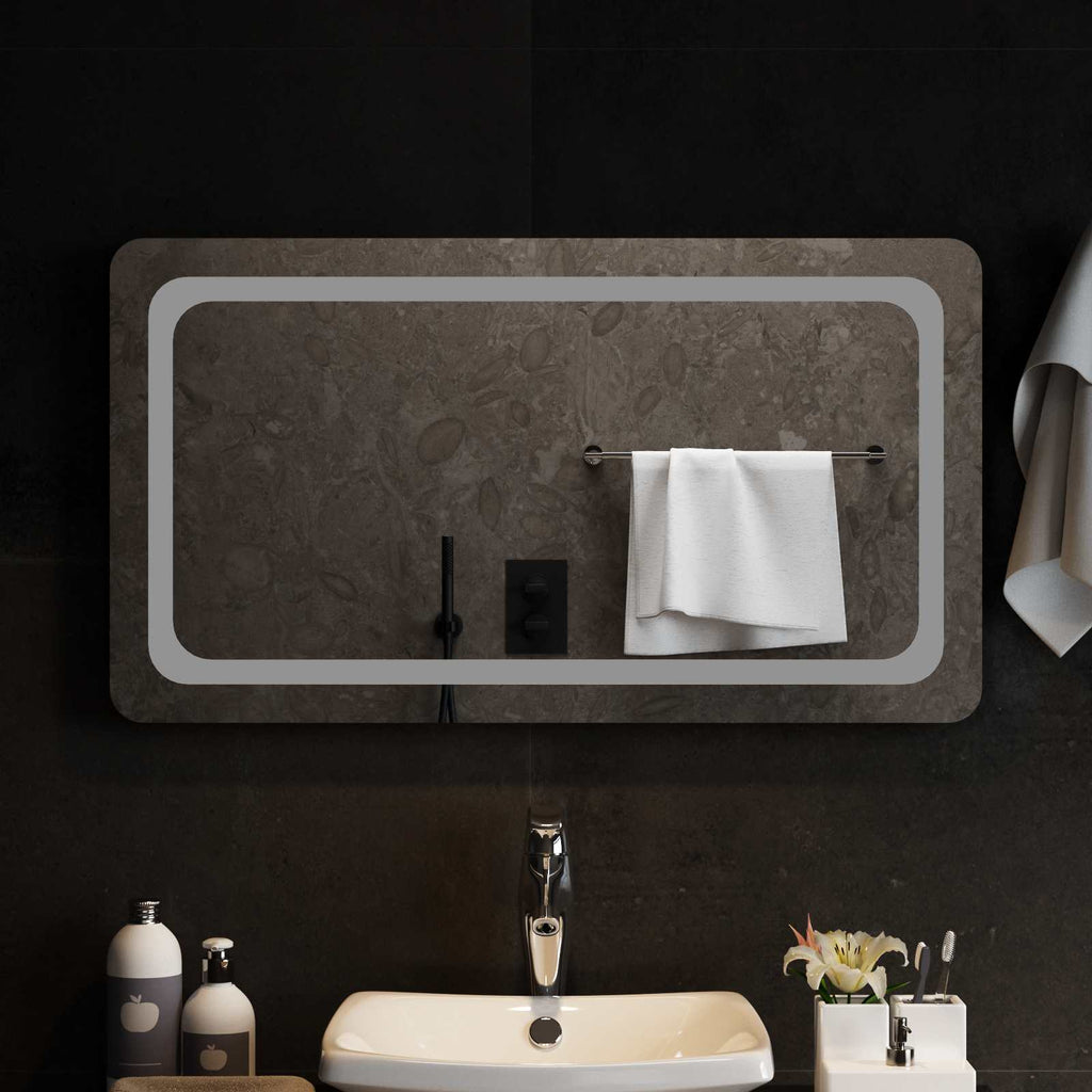 Led Badkamer Spiegel Transparant Gehard Glas