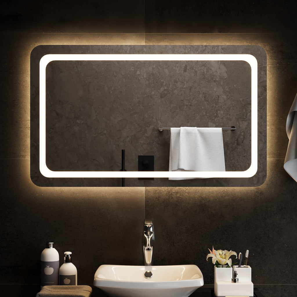Led Badkamer Spiegel Transparant Gehard Glas