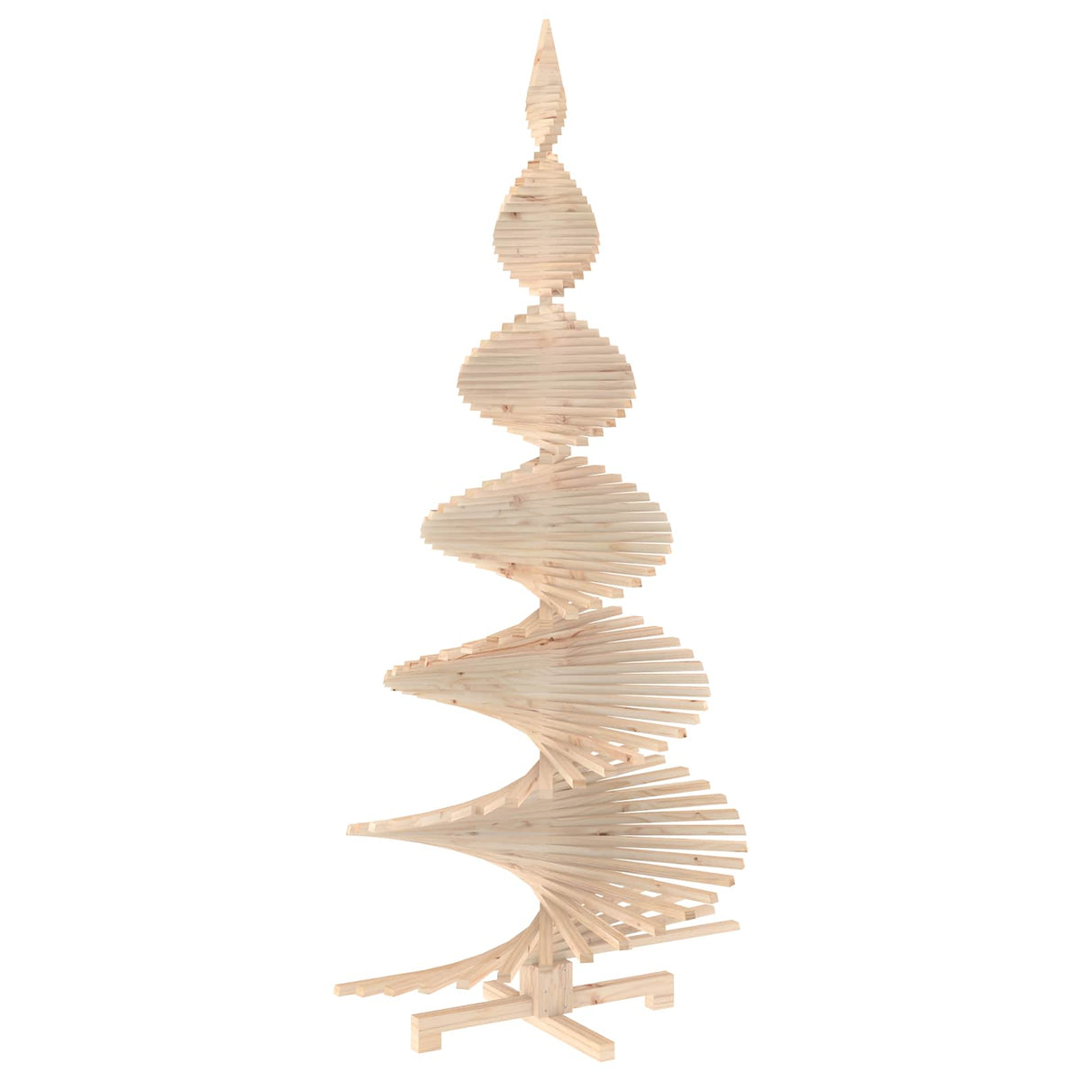 Houten Kerstboom Kotka 240 Cm Massief Grenenhout Natuurlijk