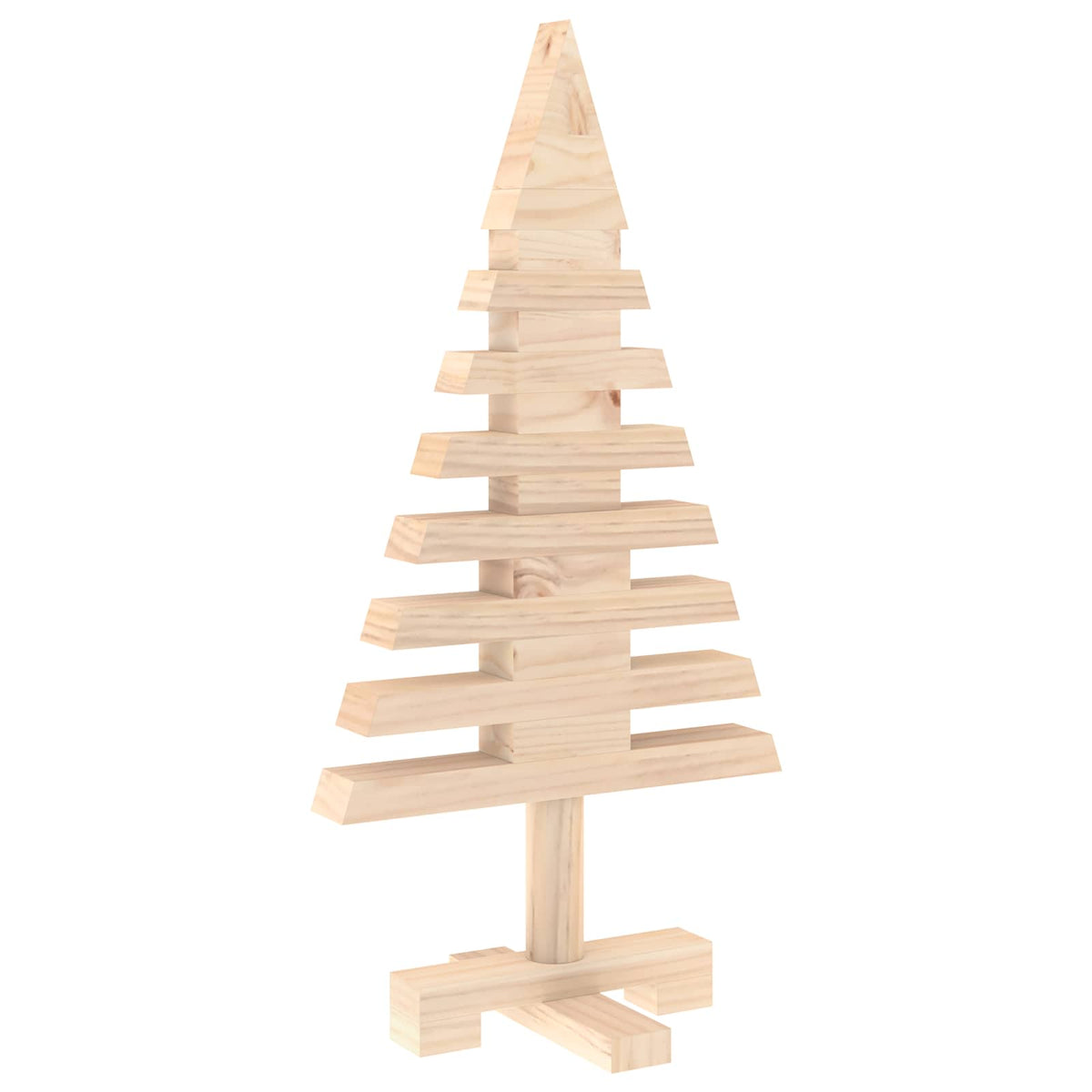 Houten Kerstboom Kotka 60 Cm Massief Grenenhout Natuurlijk