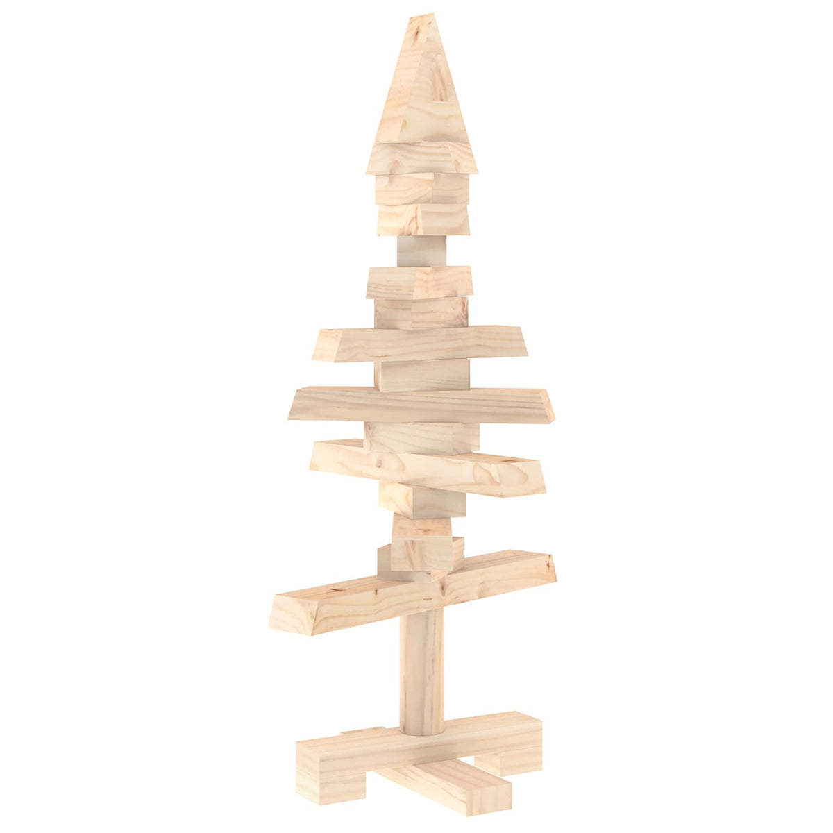 Houten Kerstboom Kotka 60 Cm Massief Grenenhout Natuurlijk