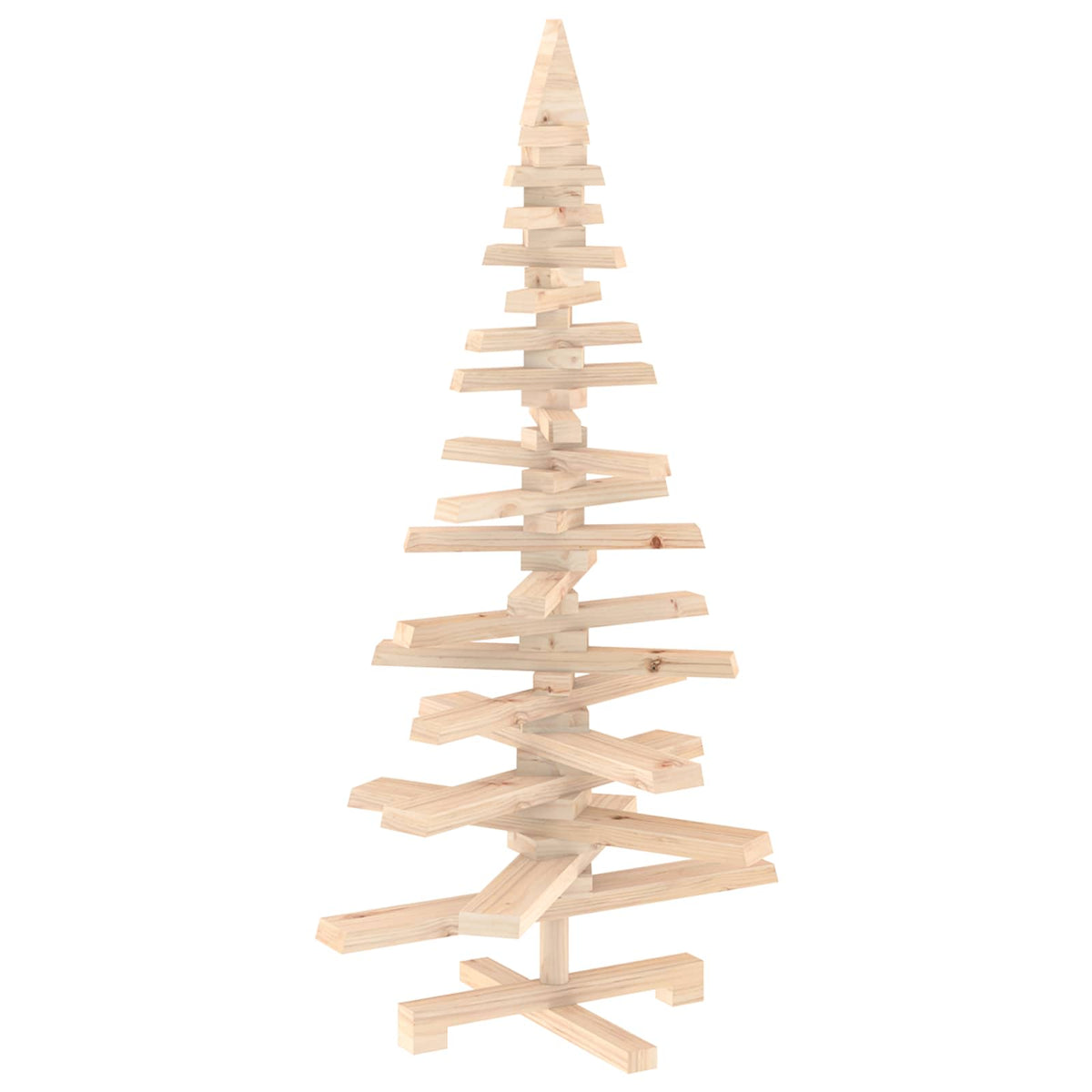 Houten Kerstboom Kotka 120 Cm Massief Grenenhout Natuurlijk