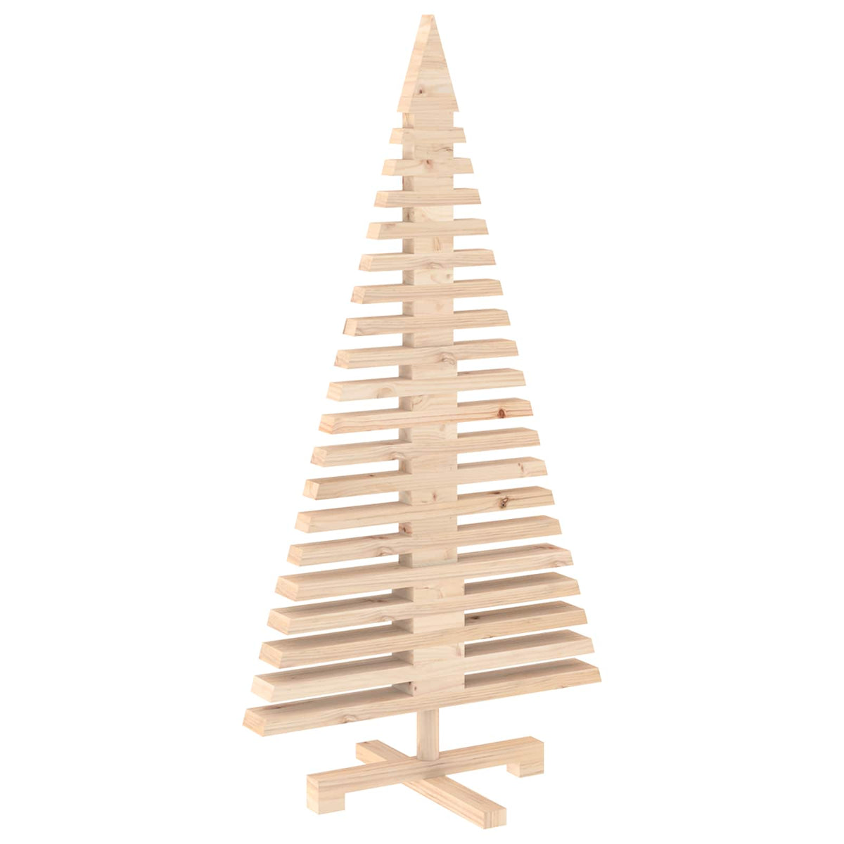 Houten Kerstboom Kotka 120 Cm Massief Grenenhout Natuurlijk