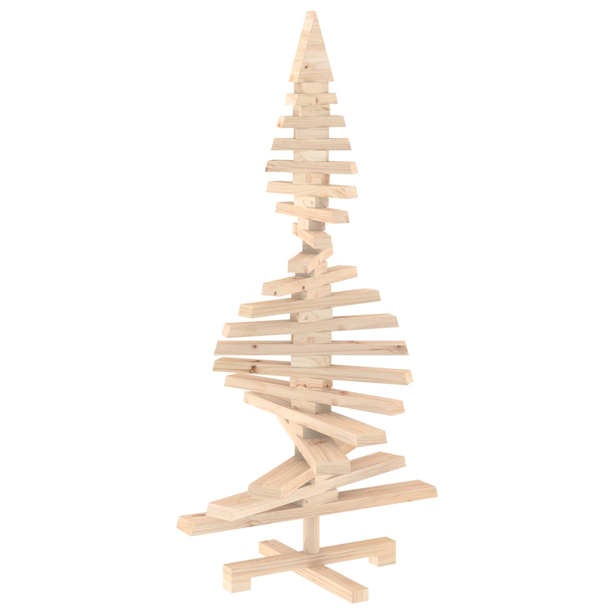Houten Kerstboom Kotka 120 Cm Massief Grenenhout Natuurlijk