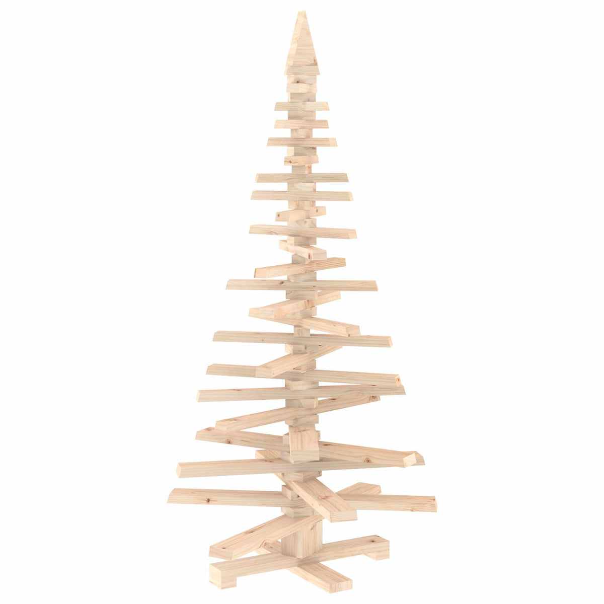Houten Kerstboom Kotka 150 Cm Massief Grenenhout Natuurlijk