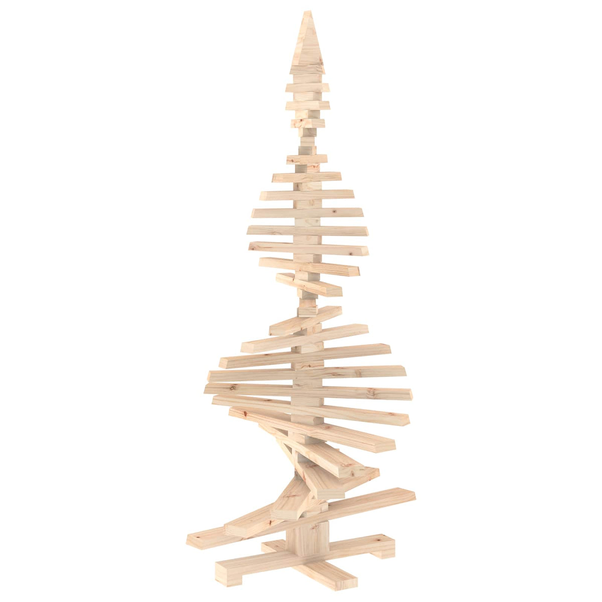 Houten Kerstboom Kotka 150 Cm Massief Grenenhout Natuurlijk