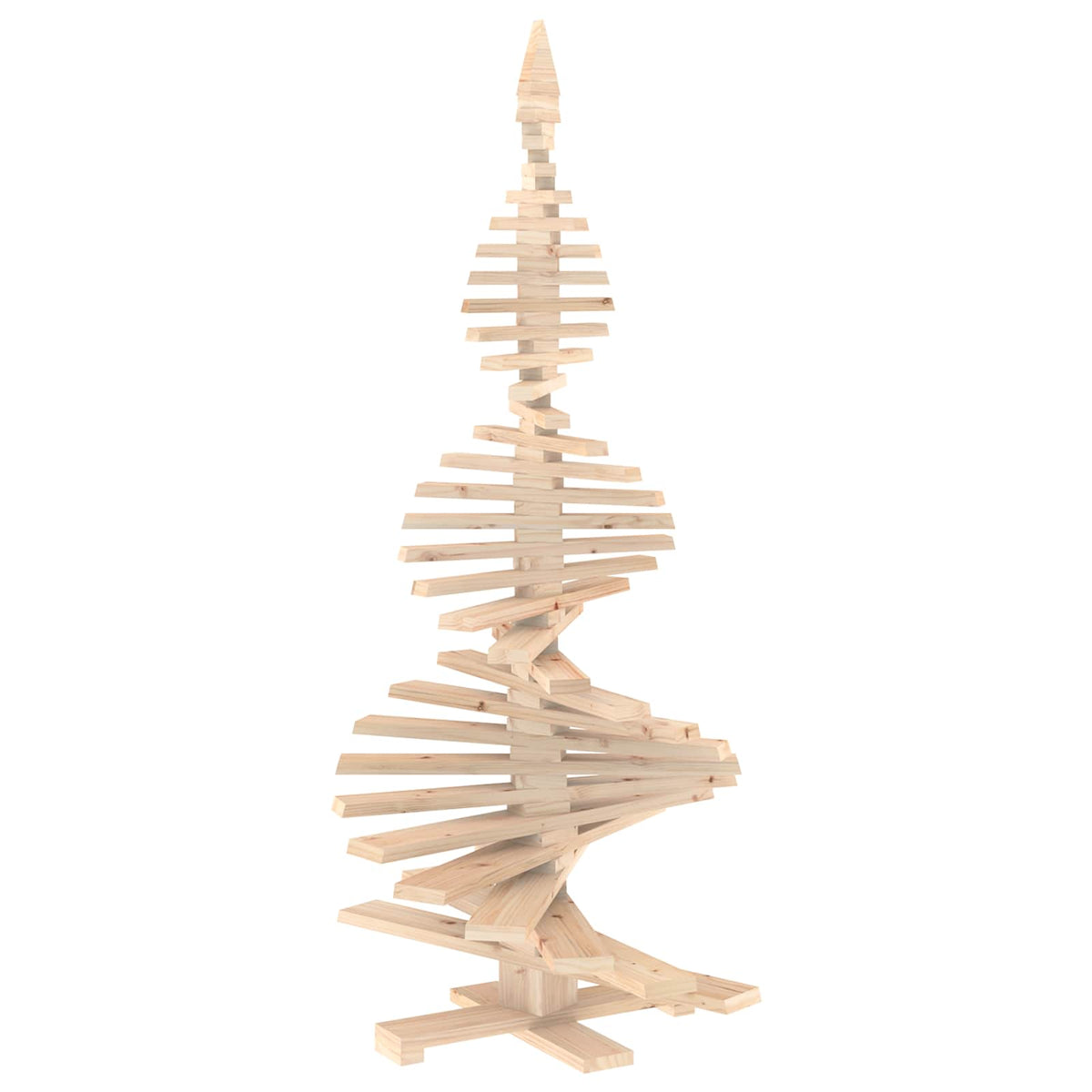 Houten Kerstboom Kotka 180 Cm Massief Grenenhout Natuurlijk