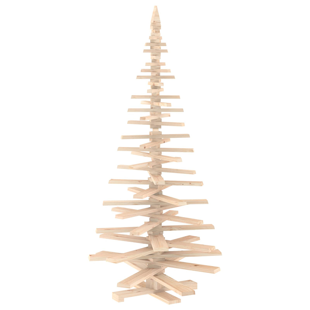 Houten Kerstboom Kotka 210 Cm Massief Grenenhout Natuurlijk