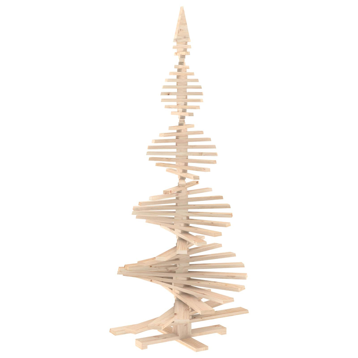 Houten Kerstboom Kotka 240 Cm Massief Grenenhout Natuurlijk