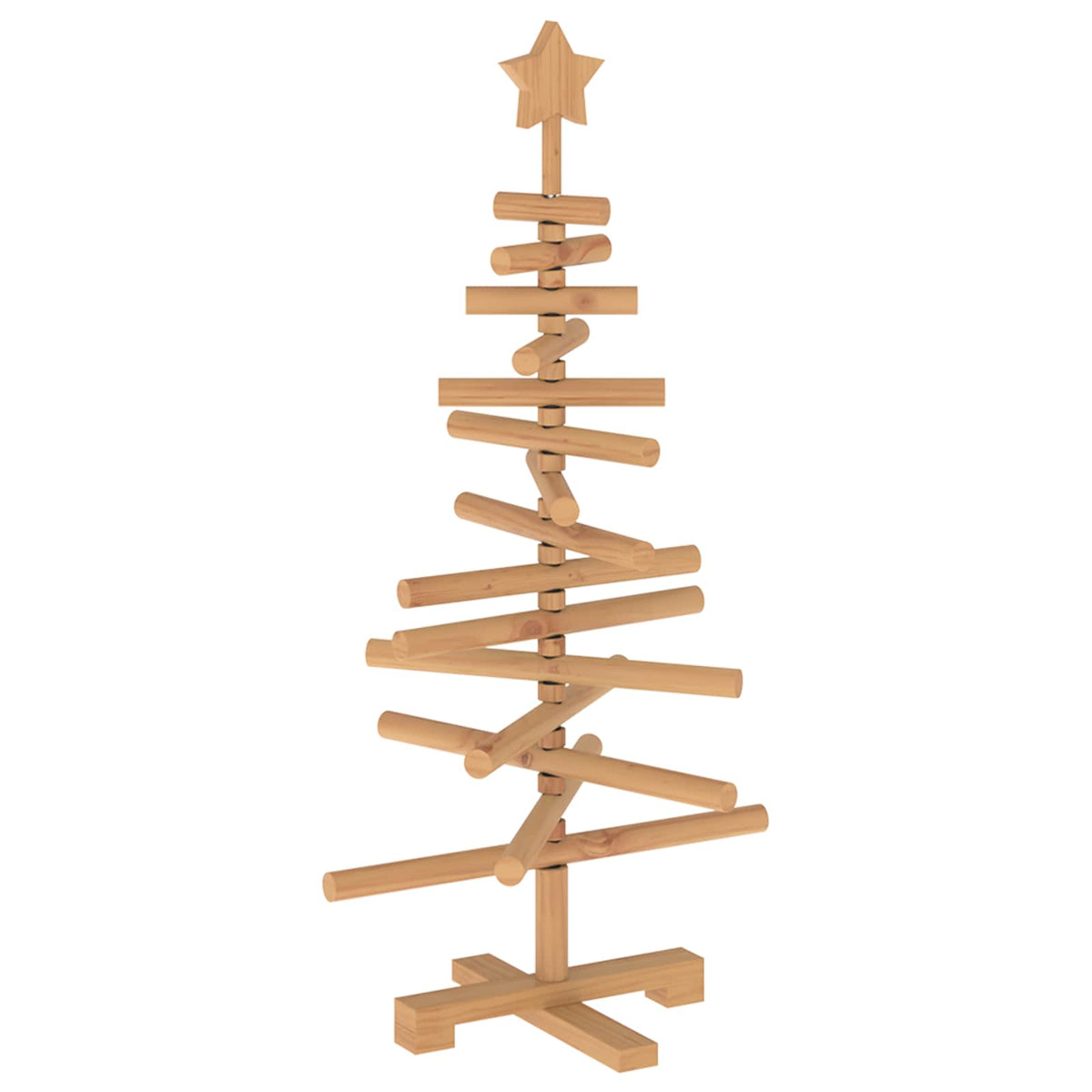 Houten Kerstboom Kotka 90 Cm Massief Grenenhout
