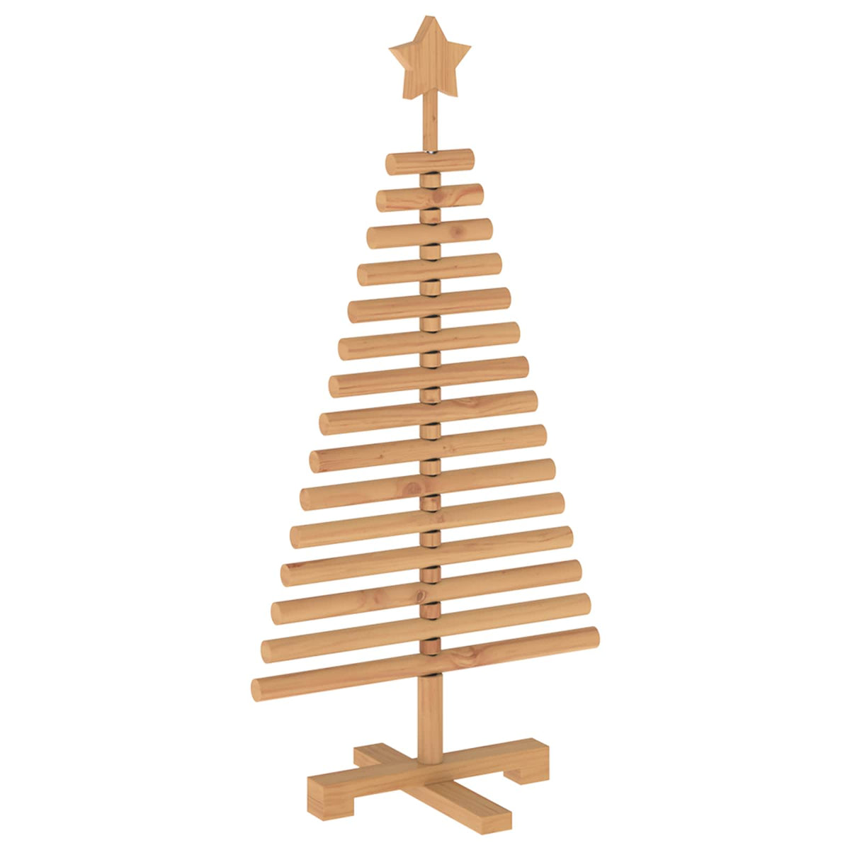 Houten Kerstboom Kotka 90 Cm Massief Grenenhout