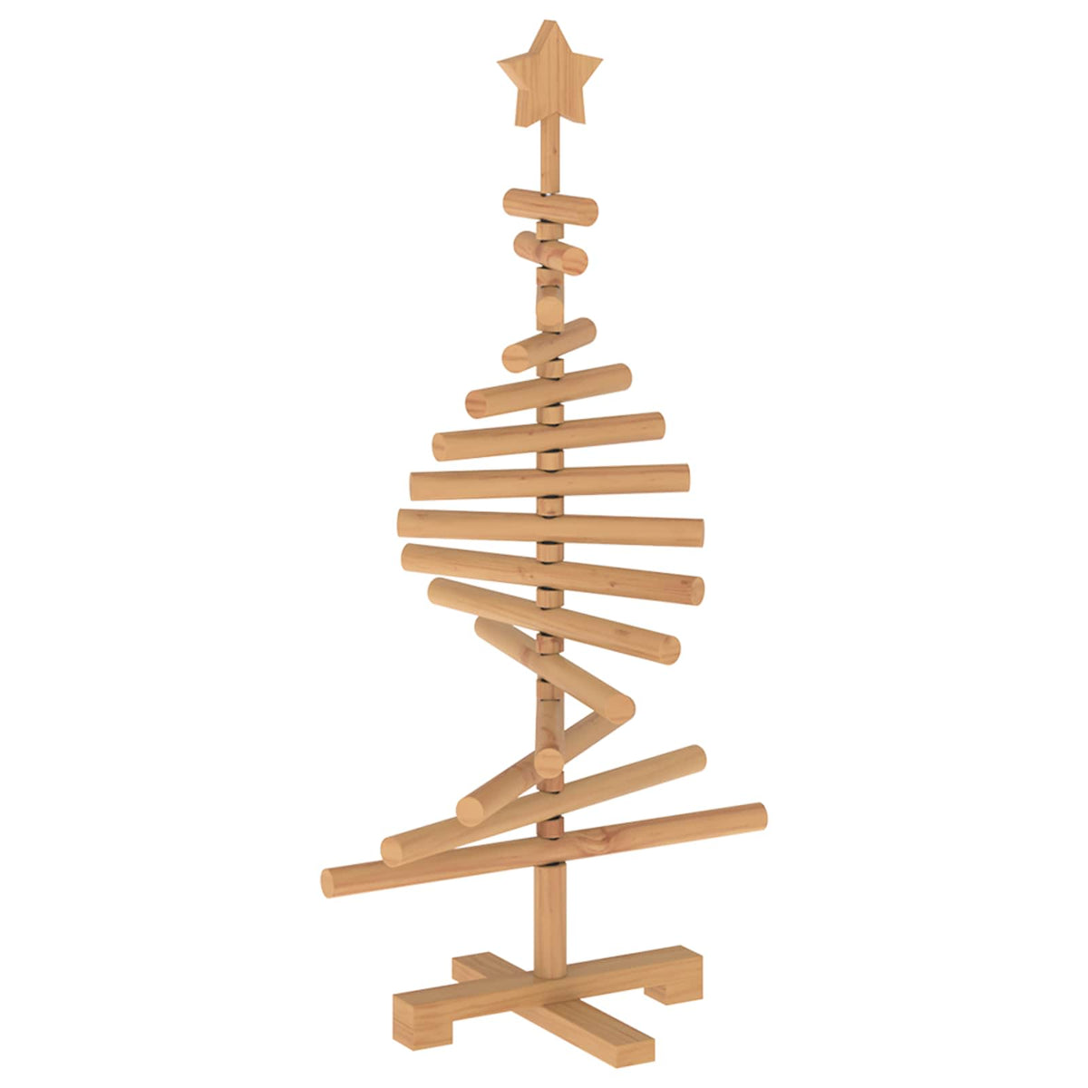 Houten Kerstboom Kotka 90 Cm Massief Grenenhout
