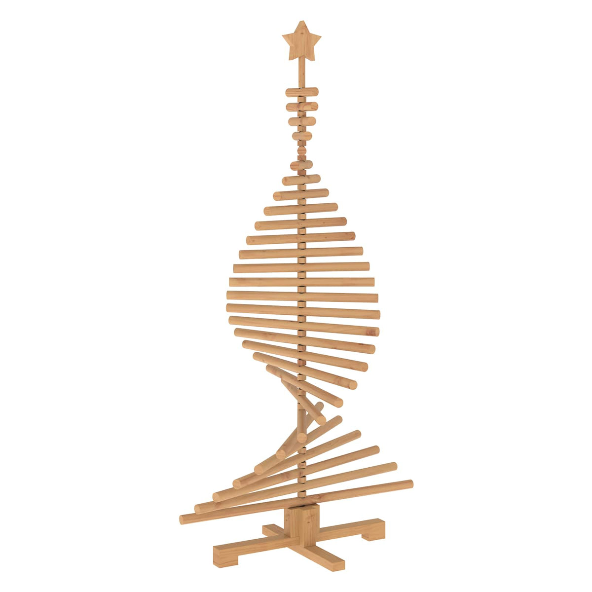 Houten Kerstboom Kotka 150 Cm Massief Grenenhout