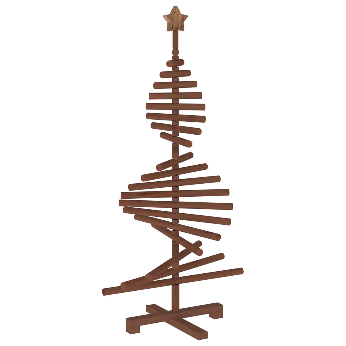 Houten Kerstboom Kotka 120 Cm Massief Grenenhout