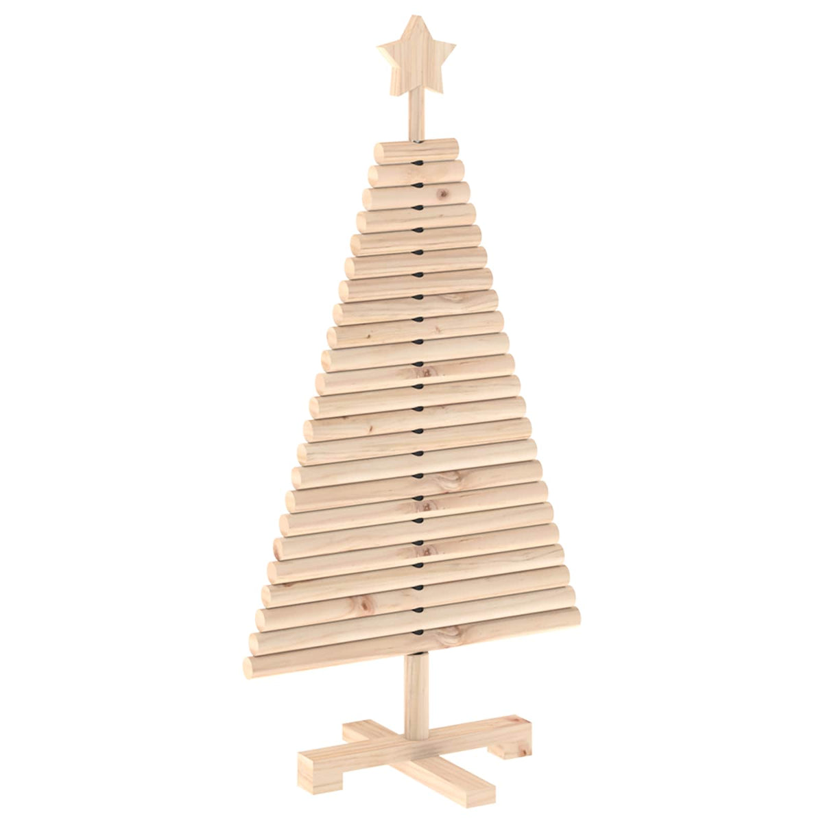 Houten Kerstboom Kotka 90 Cm Massief Grenenhout Natuurlijk