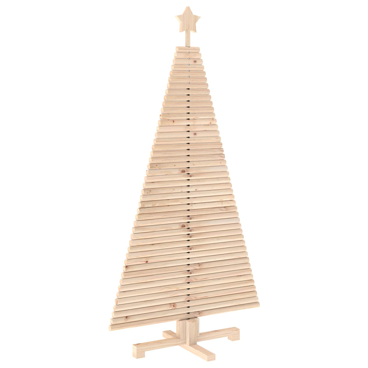 Houten Kerstboom Kotka 150 Cm Massief Grenenhout Natuurlijk