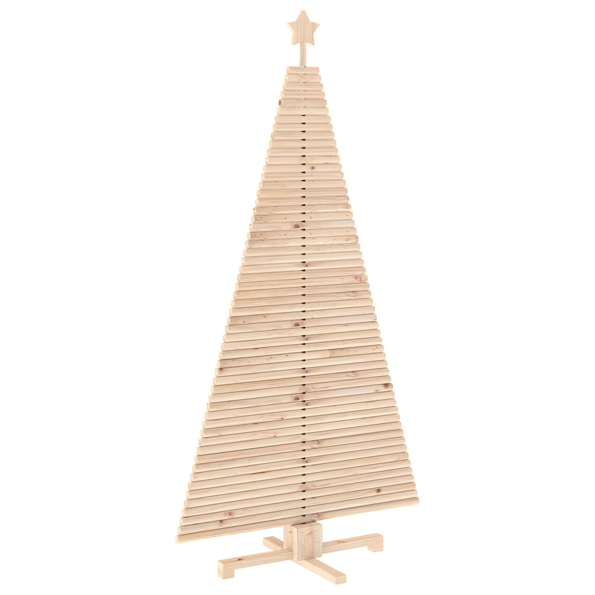 Houten Kerstboom Kotka 180 Cm Massief Grenenhout Natuurlijk