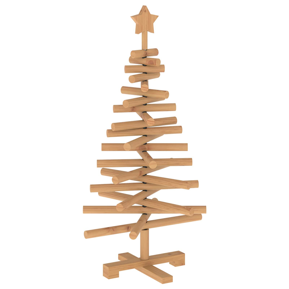 Houten Kerstboom Kotka 90 Cm Massief Grenenhout