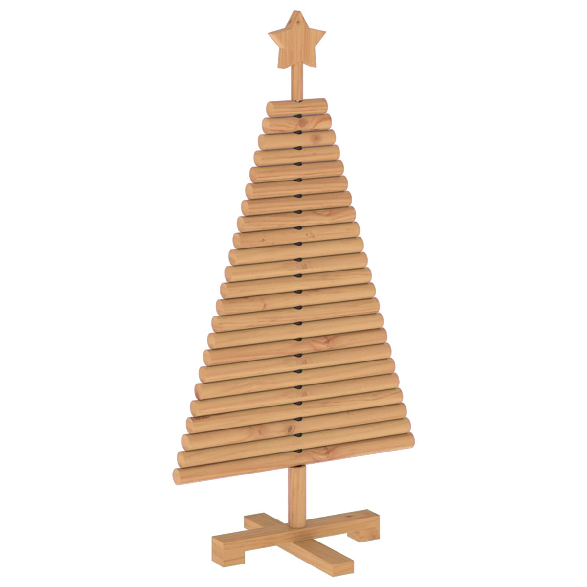 Houten Kerstboom Kotka 90 Cm Massief Grenenhout