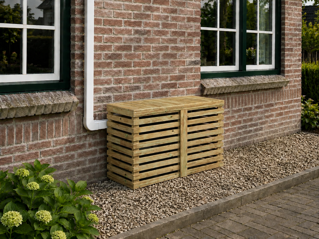 Houten Airco Ombouw
