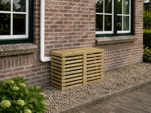 Houten Airco Ombouw