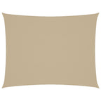 Schaduwdoek Rechthoekig - Oxford-stof – Beige