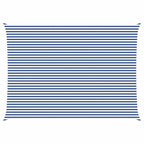 Schaduwdoek Rechthoekig - Oxford-stof – Blauw en wit
